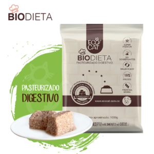 Biodieta ECOCAT PASTEURIZADO DIGESTIVO 1000g aprox. / 32 Porciones