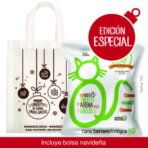 Arena para gatos Cama sanitaria ecológica 2.27 Kg